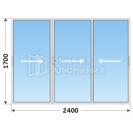 Остекление хорошего качества из профиля AL-019